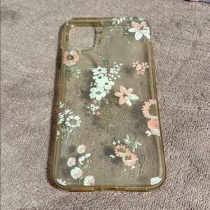 Target Floral Clear Phone Case